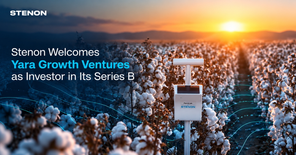 Stenon Welcomes Yara Growth Ventures as Investor in Its Series B